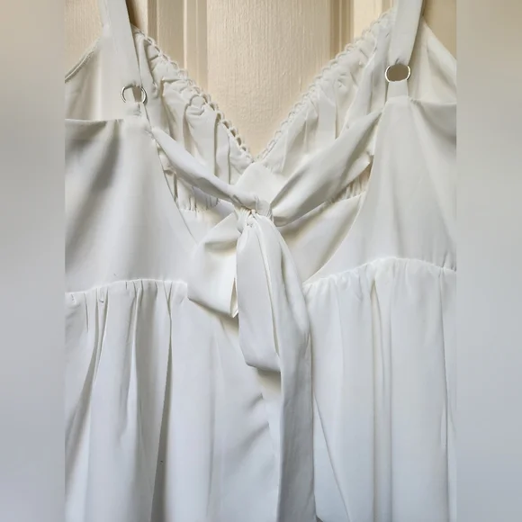 Princess Polly Arialena Mini Dress, White Size 4 - Picture 5 of 10